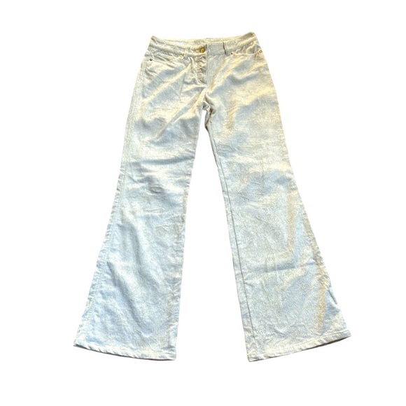 ESCADA ivory butter-soft corduroy look jean, size 36 EU - Picture 2 of 14